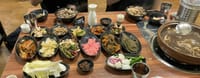 圧倒的　韓国料理の小鉢、小皿の量