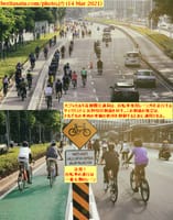 画像シリーズ345「スディルマン-タムリン通りの自転車専用レーンは全く機能を果たしていない」”Jalur Sepeda Sudirman-Thamrin Belum Maksimal digunakan”