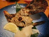 石垣島の居酒屋「ゆくい」（美崎町）で、天ぷら、魚、島ラッキョウ
