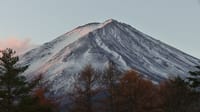 朝の紅富士