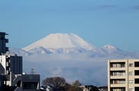 写真３枚は、富士山、日の出、高輪ゲートウェイ駅