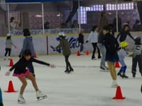 孫とスケート