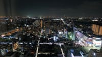 『堺市役所21階展望ロビー』夜景（２０２０年１１月１４日）
