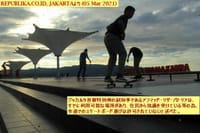 「歩道でのスケートボード遊び、首都特別州の副知事：許される事ではない」”Main Skateboard di Trotoar, Wagub DKI: Tidak Boleh”