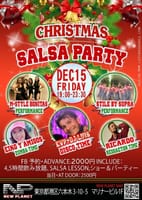 Xmas Salsa Party in New Planet Roppongi