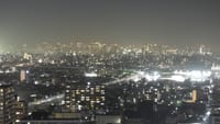 堺市役所21階展望ロビーからの夜景（２０２３年１２月８日）