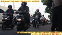 画像シリーズ124「イドゥル・フィットリ休暇も3日目、ジャカルタへ向けての交通の流れは混雑ながらスムーズだ」”H+3 Idul Fitri, Arus Menuju Jakarta Ramai Lancar”