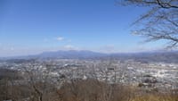 桐生市から見る赤城山