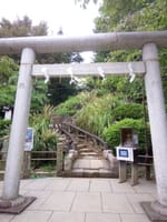 鳩森神社の富士塚