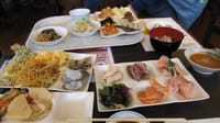 大江戸温泉物語　君津の湯で食べ放題の昼食でした。