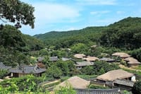 「何故か懐かしい韓国の農村風景の写真」