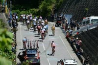 自転車レース　TOJ南信州ステージ　開催