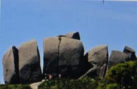  屋久島の奇岩・豆腐岩  　　　　　　　                             日記 2015