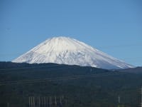 昨日の車窓から見た富士山