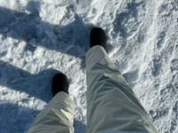 流氷ウォーク 海の上を歩く