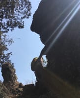 古賀志山　岩と鎖の赤岩岳〜あるまや堂経由の周回