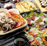 【3/25】お造り浜焼き天ぷらお寿司と海鮮コース
