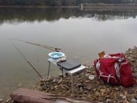 平成３１年２月１１日、兵庫県小野市の野池でヘラブナ釣り