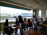 コミュ「まったりカフェ」オフ会は隅田川沿いの絶景カフェ「カフェ　モルソー」で！