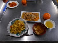 料理教室⑨～「カレー味の簡単ピラフ」「白身魚のあんかけ」「卵スープ」