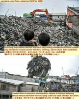 画像シリーズ638「チリンチン漁村のゴミの海を懸命に奇麗にしようとしている」”Berjibaku Bersihkan Lautan Sampah di Kampung Nelayan Cilincing”