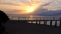 南シナ海に沈む夕陽「フサキビーチ」