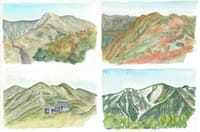 山を描く　東北の山(2)