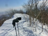 札幌・盤渓山(604m) スノーハイキング〜♪　再