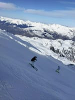 フランススキー　Aiguille Rouge 3226mからの滑降
