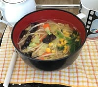 2019/01/27    朝食（麺茹で大成功ー♪）