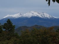 空谷山　初冠雪の絶景を見る　2020.10.18