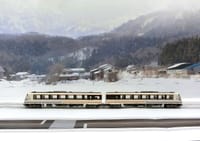 豪雪地帯を行く秋田内陸縦貫鉄道 AN8900 オリジナルカラー