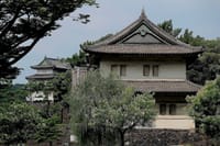 写真３枚は、江戸城の辰巳櫓と富士見櫓、皇居東御苑のユリ