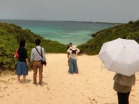 宮古島、砂のきらきらとする熱さ、「砂山ビーチ」写真１４枚をＨＰにアップ
