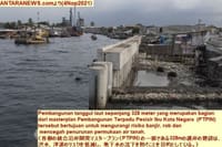 画像シリーズ532「ジャカルタ防潮堤建設」”Pembangunan tanggul laut Jakarta”