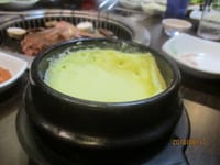 釜山カルビ店「味付き牛カルビ焼き肉」＆ 「茶わん蒸し／冷麺／ラーメン」