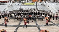 日本丸プレミアムパークへ  Drum Corps Japan Preview 