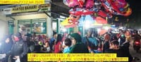 画像シリーズ164「デポックの市場でビックリ ポン、住民の多くはマスクを未着用」”Pasar Kaget di Depok, Banyak Warga Tak Pakai Masker”