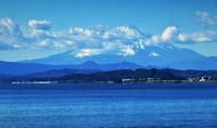 　☀ 天気がいいのに、富士山🗻は雲⛅が邪魔をする 😭 …