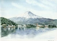 富士山を描いてみました