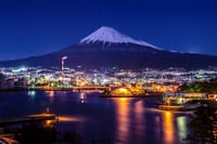 再々リベンジ工場夜景と富士山