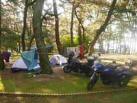４月２０日の土曜日から２１日の日曜日。御坊の煙樹ヶ浜でキャンプ泊しよう。