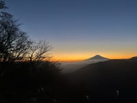11/23 サンセット富士山に大山紅葉ライトアップ