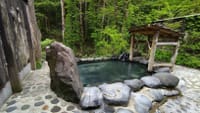 紅葉の駒ヶ岳温泉に泊まって、鶴の湯に無料入浴♪