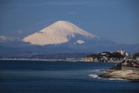 稲村ケ崎からの富士山2020