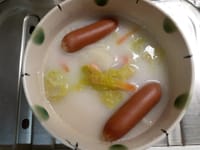 簡単な鶏白湯（パイタン）風のスープ