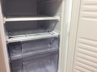 冷凍庫のお掃除