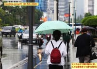 画像シリーズ-33「気象庁（BMKG）は市民に水曜日まで豪雨に注意するよう警告を発した」”BMKG Peringatkan Warga Waspada Hujan Lebat Hingga Rabu”