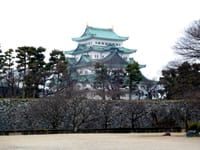 雨の名古屋城