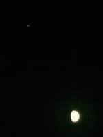 月と木星のランデブー